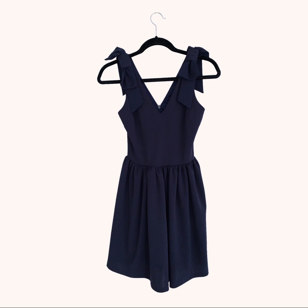 NAVY BLUE AQUA ROMPER!